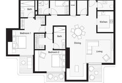2 bedroom apartment